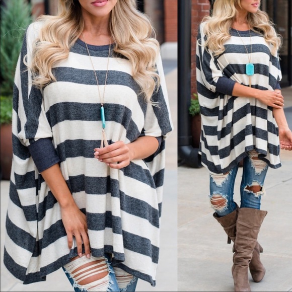 Aluna Levi Tops - 🆕❗️LAST ONE❗️ALUNA LEVI STRIPED TUNIC